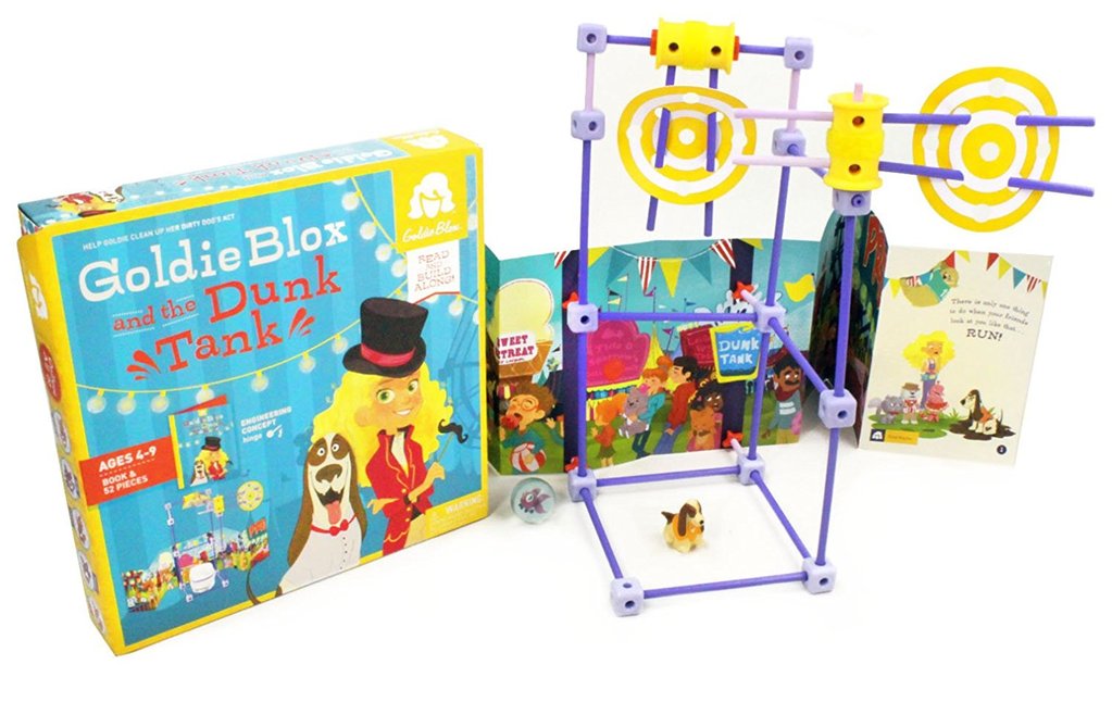 Goldieblox and the dunk shop tank