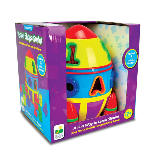 The Learning Journey Rocket Shape Sorter