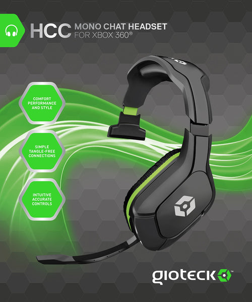 XB360 GIOTECK HCC MONO CHAT HEADSET