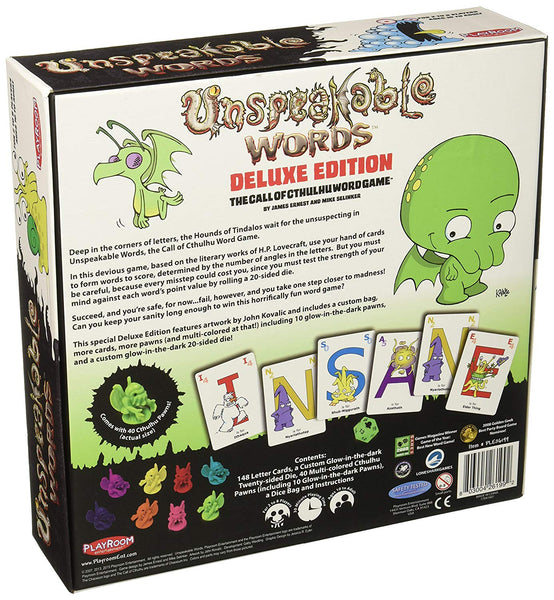 Playroom Entertainment Unspeakable Words Deluxe Edition The Call of Cthulhu Word Card Game