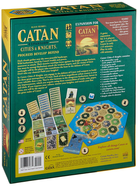 Catan: Cities & Knights Game ExpansionÂ  5th Edition