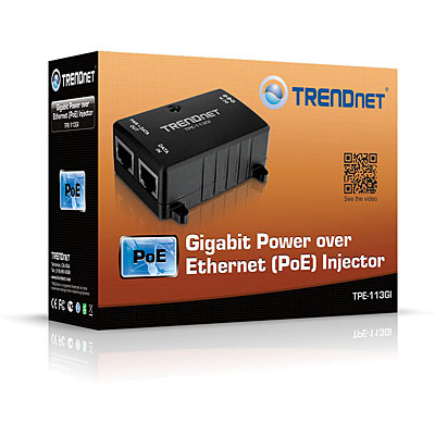 Trendnet Gigabit Power over Ethernet (PoE) Injector