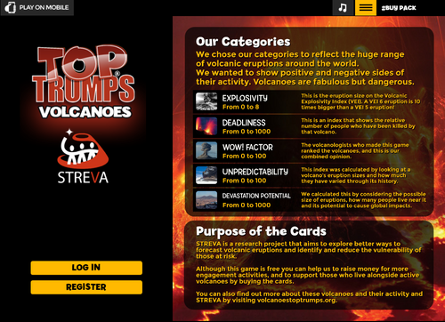 Top Trumps Volcanoes