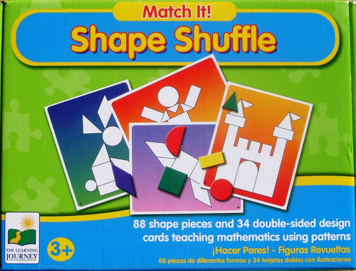 The Learning Journey Match It Shape Shuffle