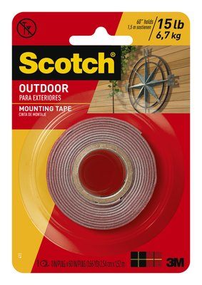 3M MAGIC REMOVABLE TAPE 3/4" X 36Y  3M PERMANENT OUTDOOR MOUNTING TAPE 1" X 60"